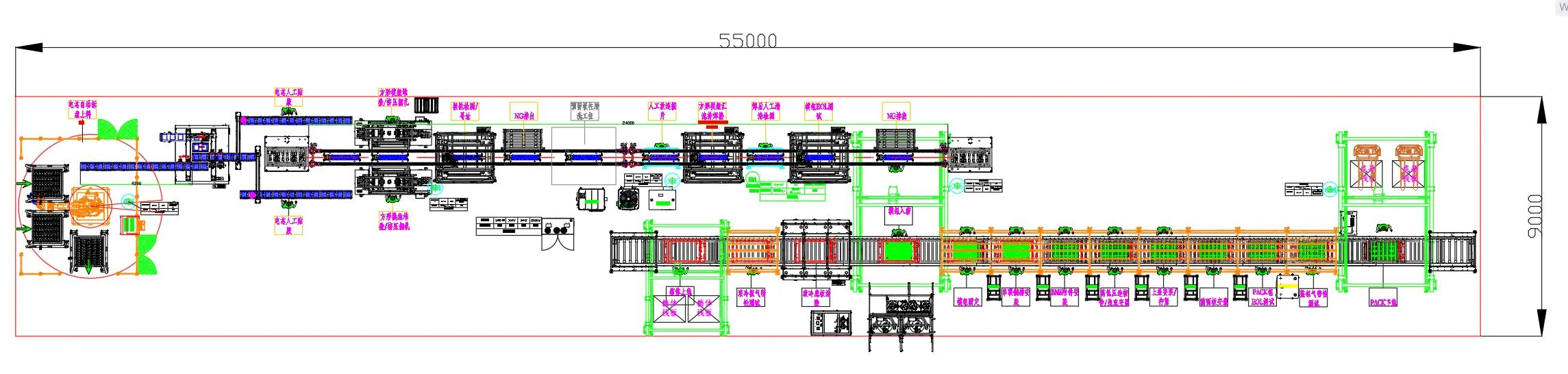 Full-line CAD layout
